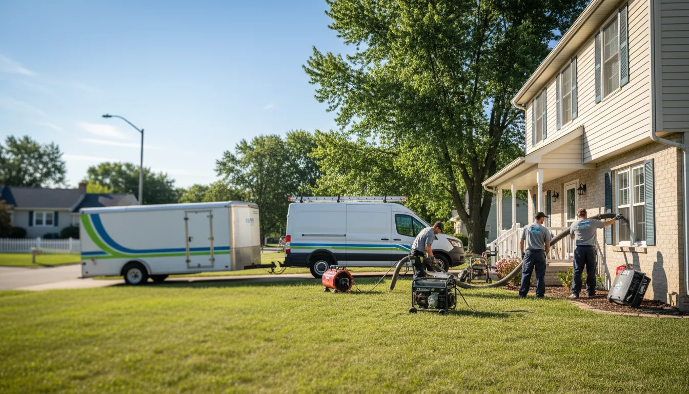 Flooded Basement Restoration And Cleanup With Repair in Wilmot, OH near me